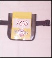 Armband exhibitor number holder